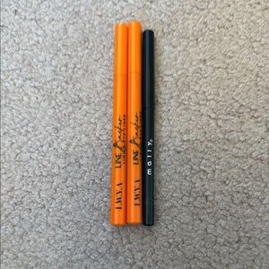 Mally and L.W.Y.A Eyeliner Set - charcoal and black